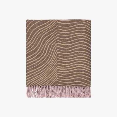 Amara Marimekko - Gabriel Näkki Blanket - 130x170cm - Pink/Brown