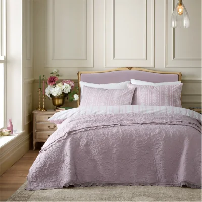 Amara by CL Silhouette Floral Lace Bedspread