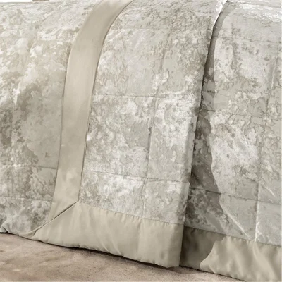 Amara Velvet Quilted Bedspread