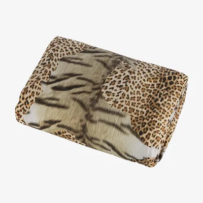 Amara Roberto Cavalli - Tiger Leopard Bedspread - Gold - 270x260cm