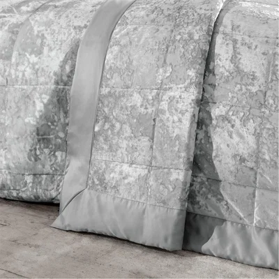 Amara Velvet Quilted Bedspread