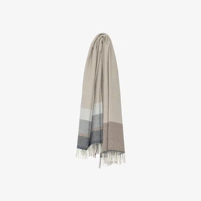Amara Begg x Co - Bothy Lambswool/Cashmere Throw - White/Natural