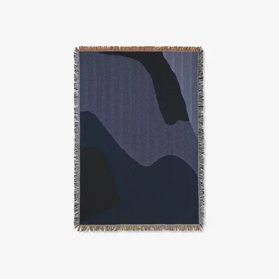 Amara ferm LIVING - Vista Blanket - Dark Blue