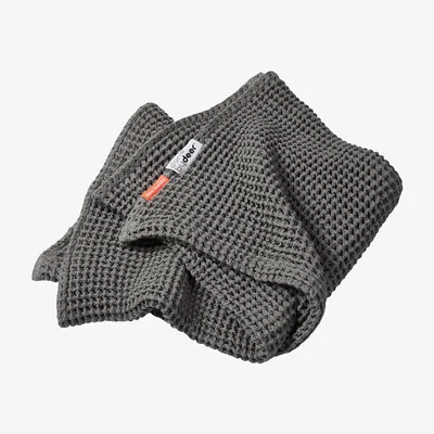 Amara Done By Deer - Waffle Blanket - 80x100cm - Grey