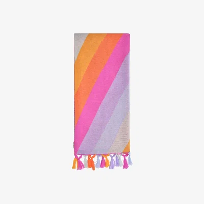 Amara Olivia Rubin - Prism Stripe Throw - Multi - 180x120cm