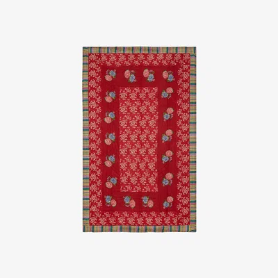 Amara Lisa Corti - Kandem Queen Block Print Bedspread - Red - 180x270cm