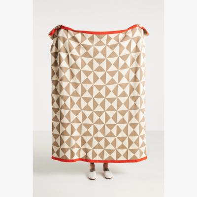 Anthropologie Sonnie Animal Motif Lightweight Cotton Throw Blanket