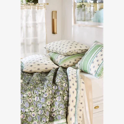 Anthropologie The Printed Cotton Voile Quilt Collection