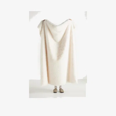 Anthropologie The Chloe Faux-Fur Throw Blanket