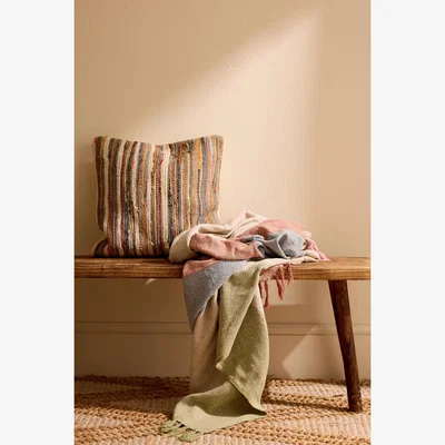 Anthropologie Kitta Woven Throw Blanket