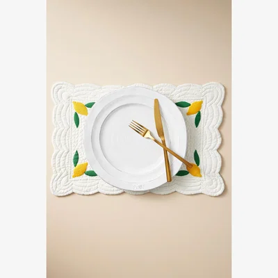 Anthropologie Foster Quilted Icon Placemat