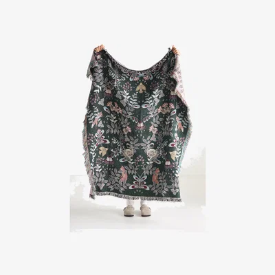 Anthropologie Willa Cotton Woven Throw Blanket