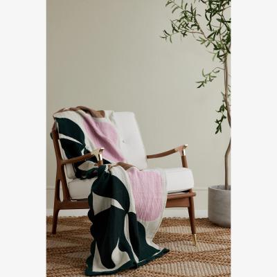 Anthropologie TBCo Printed Cotton Throw Blanket