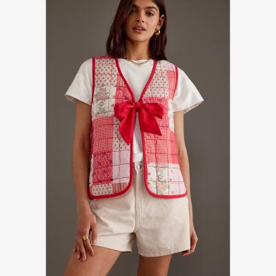 Anthropologie Damson Madder Arte Reversible Quilted Gilet