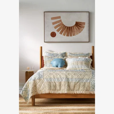Anthropologie Elsa Patchwork Bedspread