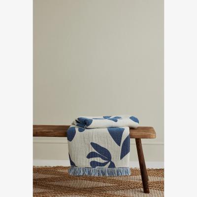 Anthropologie Tartan Blanket Co. Cotton Throw Blanket