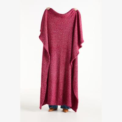 Anthropologie Eyelash Popcorn Knitted Throw Blanket