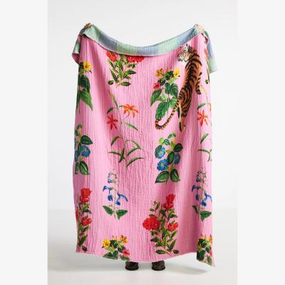 Anthropologie Maeve Delphine Throw Blanket