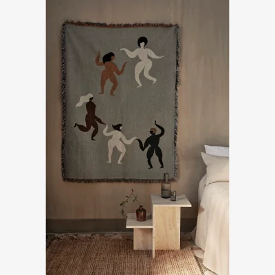 Anthropologie Ferm Living Free Organic Cotton Throw