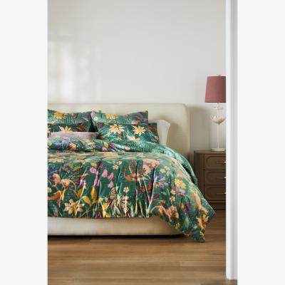 Anthropologie Laurel Velvet Bedspread