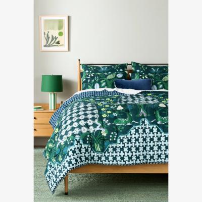 Anthropologie Leanora Printed Quiltu200bed Bedspread