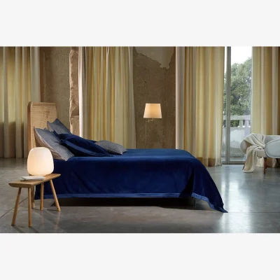 And So To Bed Amalia Cirrus Velvet Bedspread