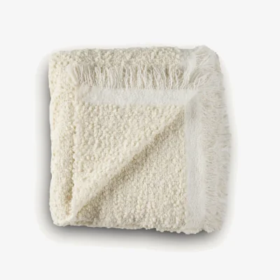 Arighi Bianchi Bellatrix Throw, Cream