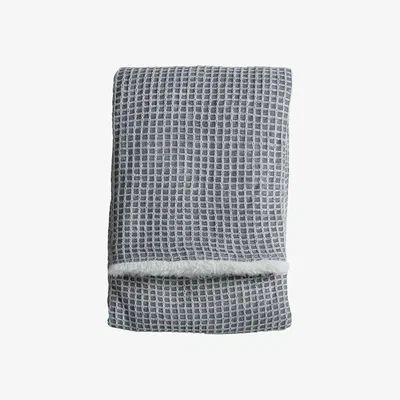Barker and Stonehouse Waffle Throw Blanket, Grey | Barker & Stonehouse