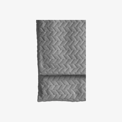 Barker and Stonehouse Silver Chevron Throw