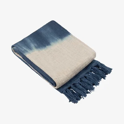 Barker and Stonehouse Blue Ombre Throw Blanket | Barker & Stonehouse
