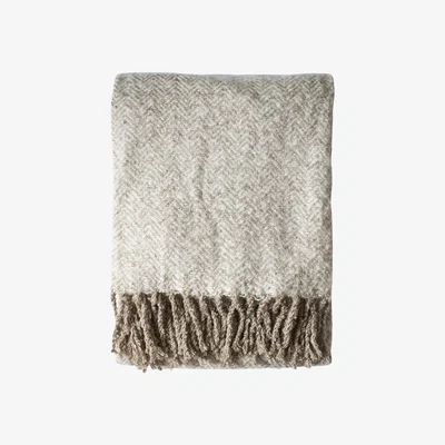 Barker and Stonehouse Soft Taupe Throw Blanket | Barker & Stonehouse