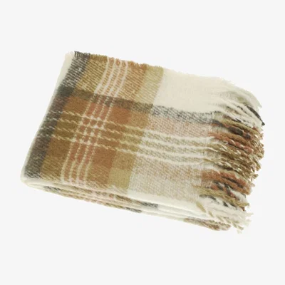 Barker and Stonehouse Rust Tartan Throw Blanket | Barker & Stonehouse