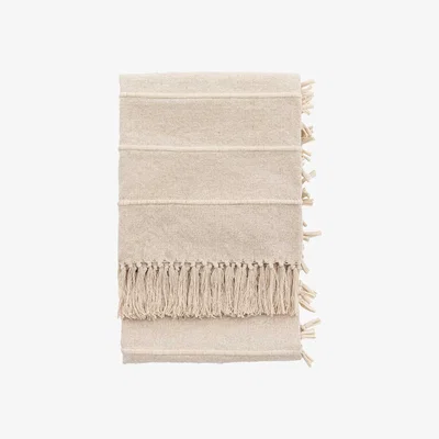 Barker and Stonehouse Natural Woven Throw Blanket, Neutral | Barker & Stonehouse