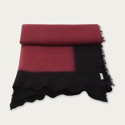 Bombinate.com Curtain Hand Felted Blanket Dip Dye