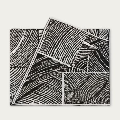 Bombinate.com Off White Wood Block Throw