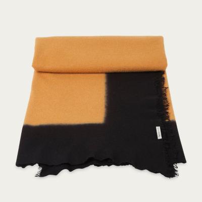 Bombinate.com Lichen Hand Felted Blanket Dip Dye