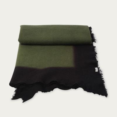 Bombinate.com M.Dried Hand Felted Blanket Dip Dye