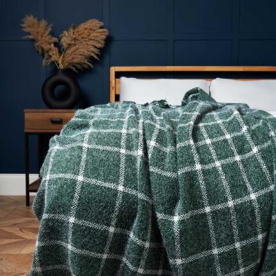 BHS.com Chequers Throw, Green