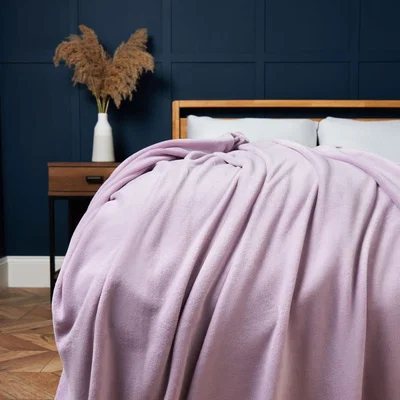 BHS.com Microfleece Jumbo Throw, Heather