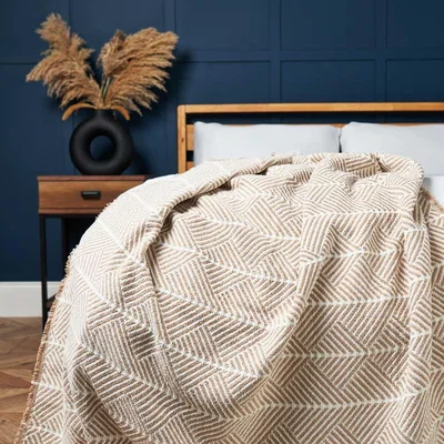 BHS.com Chevron Throw, Natural
