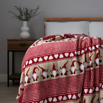 BHS.com Christmas Gonk Throw, Red