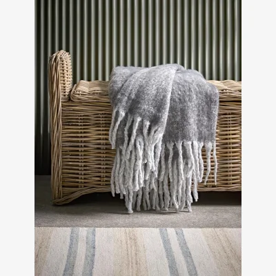 Cox and Cox Cosy Doze Throw - Charcoal