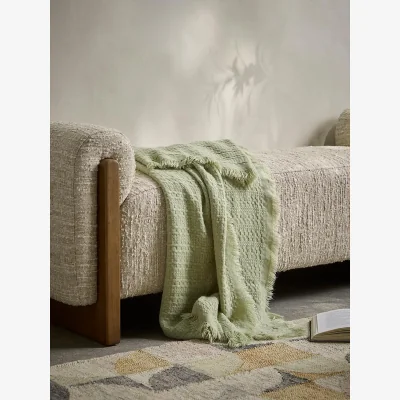 Cox and Cox Dede Sage Soft Throw