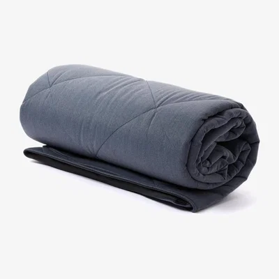 The Conran Shop Lowlands Blanket in Smoke Blue