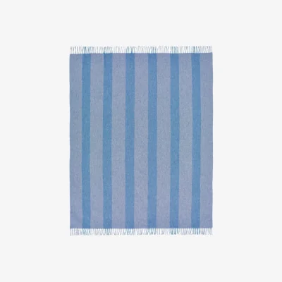 Casa by JJ Charlotte's Soft Stripe Merino Wool Throw Blanket