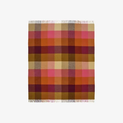 Casa by JJ Ivy's Autumn Spice Plaid Throw
