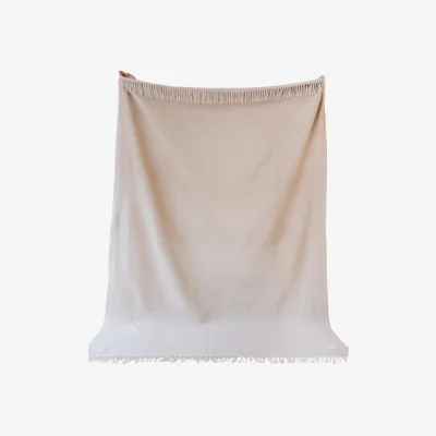 Casa by JJ Beautiful Soft Wool Waffle Blanket