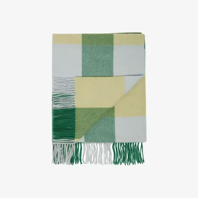 Casa by JJ Kids Lambswool Blanket In Green