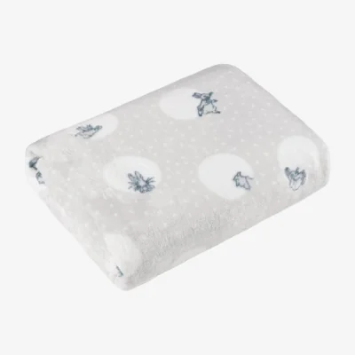 Dunelm Spot Me Throw Charcoal 130x150 Charcoal