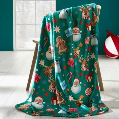 Dunelm Catherine Lansfield Christmas Icons Throw Blanket 130cm x 170cm